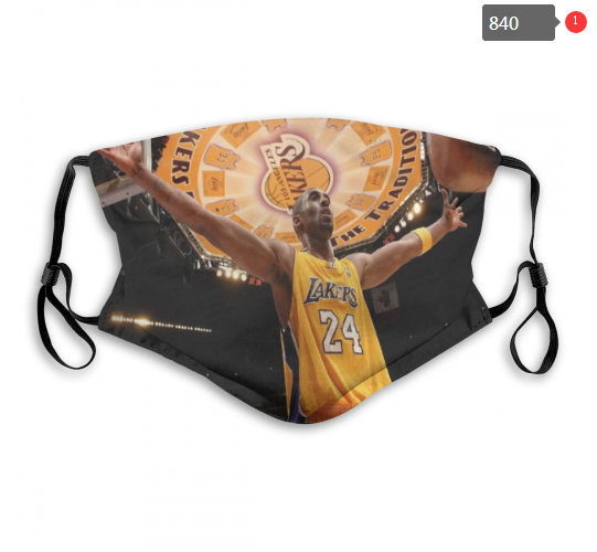 NBA Los Angeles Lakers #39 Dust mask with filter->nba dust mask->Sports Accessory